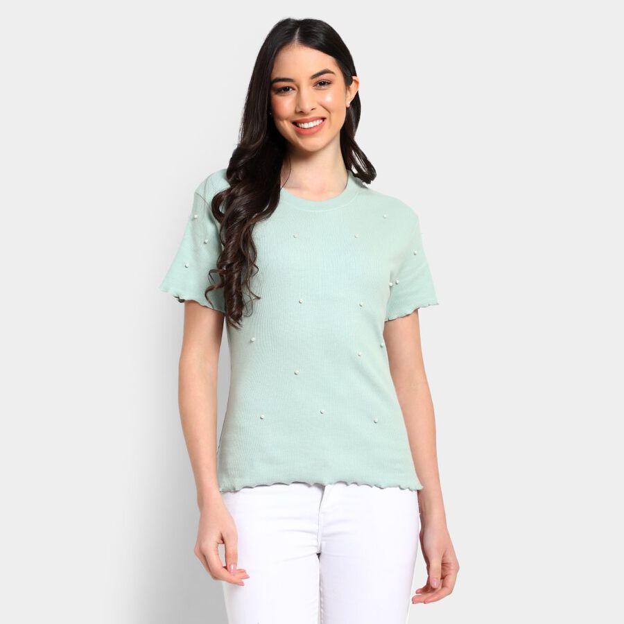 Ladies' Top, Light Green, large image number null